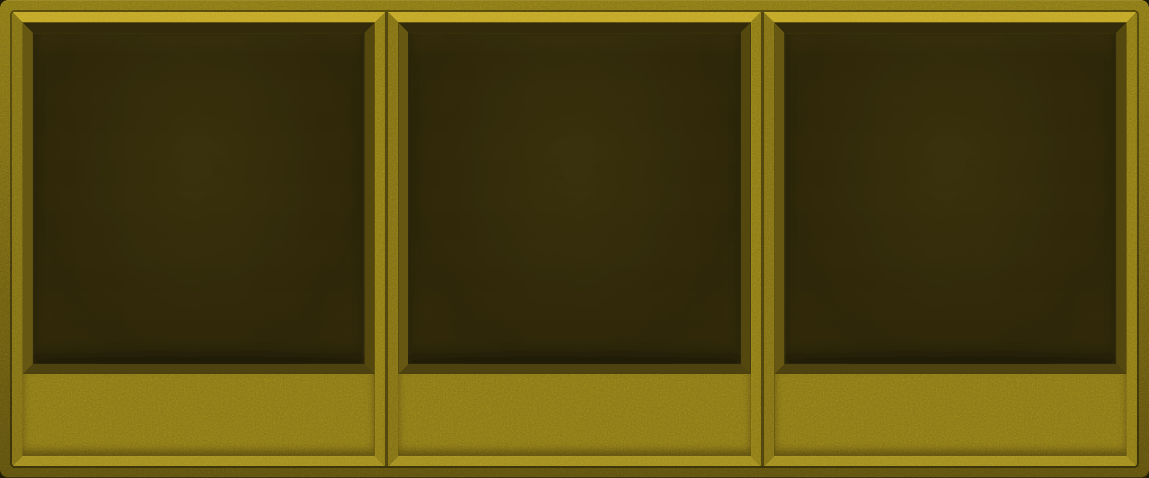 Yellow Display Case (1x3)